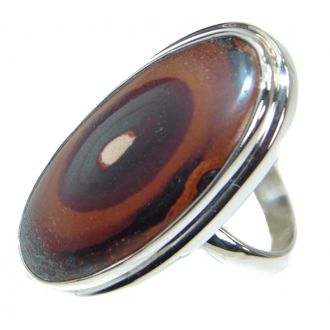 Australian Koroit Opal Sterling Silver handcrafted Ring size 7 adjustable