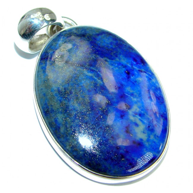 Blue Lapis Lazuli .925 Sterling Silver Pendant
