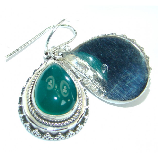 Exclusive Agate .925 Sterling Silver handcrafted earrings