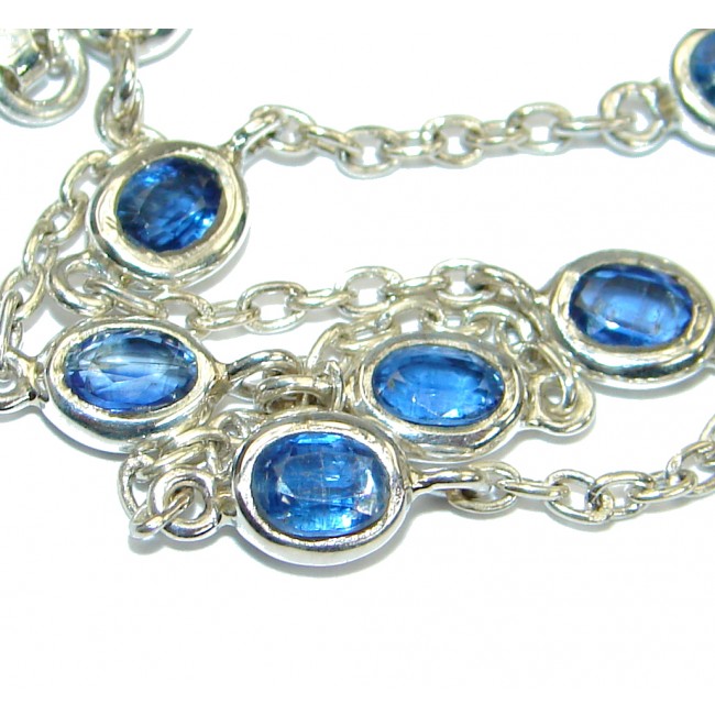 Special Item natural Sapphire .925 Sterling Silver handcrafted Bracelet