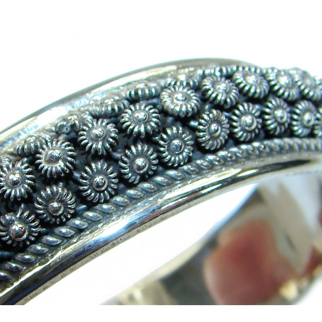 Sublime Bali Design .925 Sterling Silver handcrafted Bracelet / Cuff