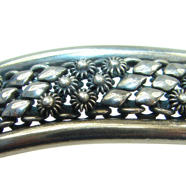 Sublime Bali Design .925 Sterling Silver handcrafted Bracelet / Cuff
