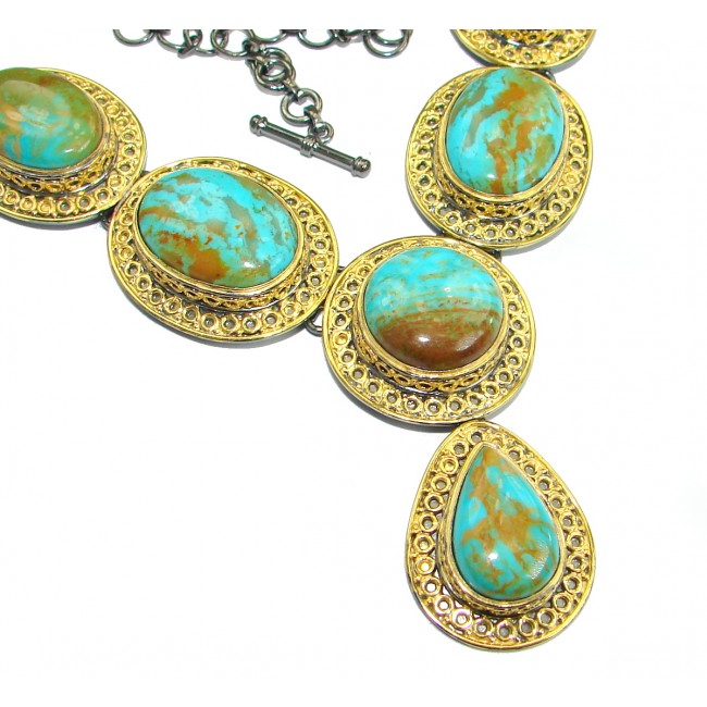 American Spirit Natural Sleeping Beauty Turquoise .925 Sterling Silver handmade Necklace
