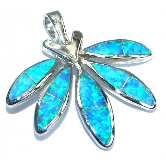Great Japanese Opal .925 Sterling Silver Pendant