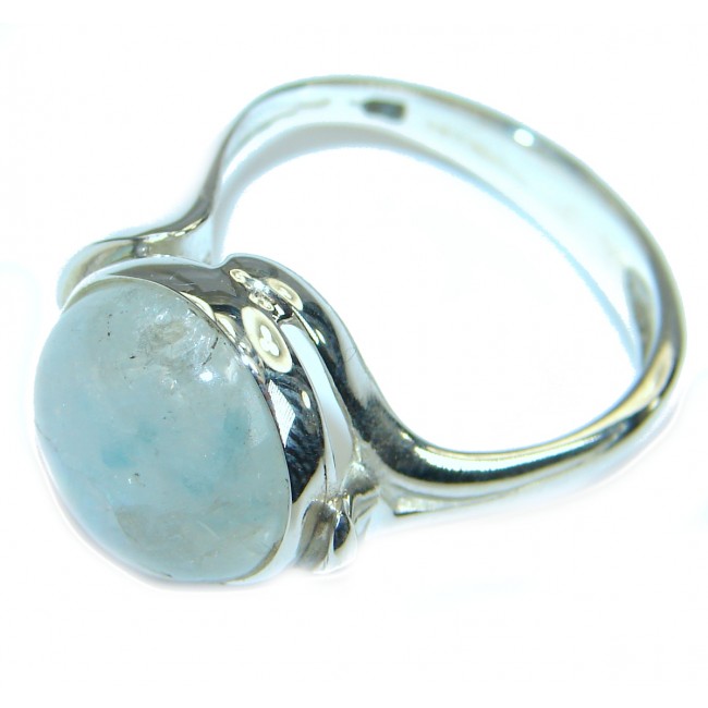 Fire Moonstone .925 Sterling Silver handcrafted ring size 8 1/2
