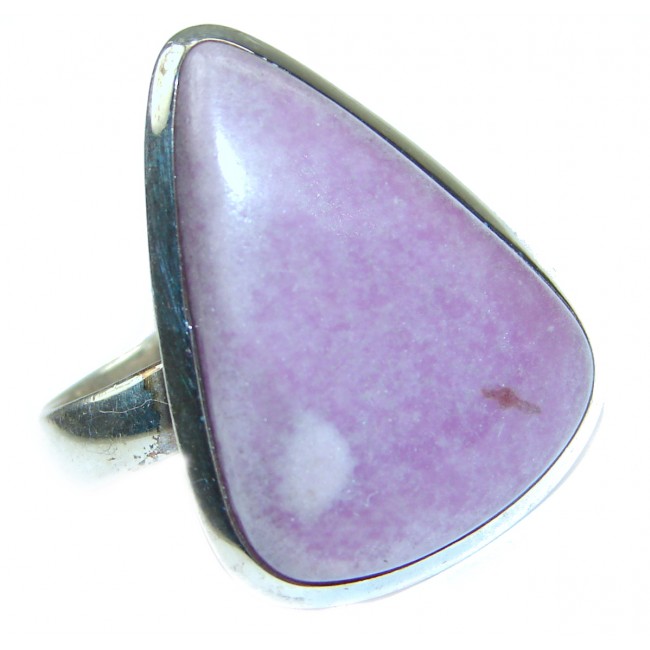 Be Bold Huge Purple Sugalite Sterling Silver handmade Ring s. 9