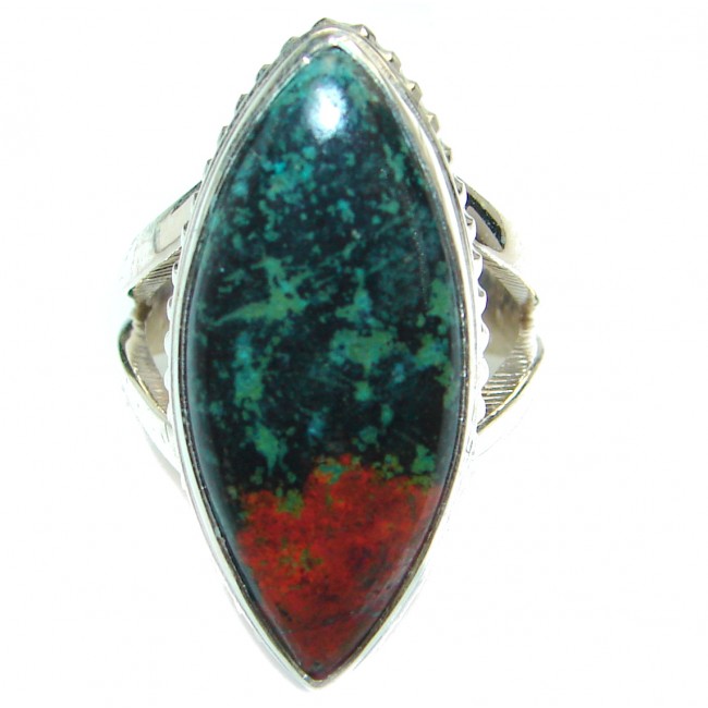 Sonora Jasper .925 Sterling Silver handcrafted Ring size 5 3/4