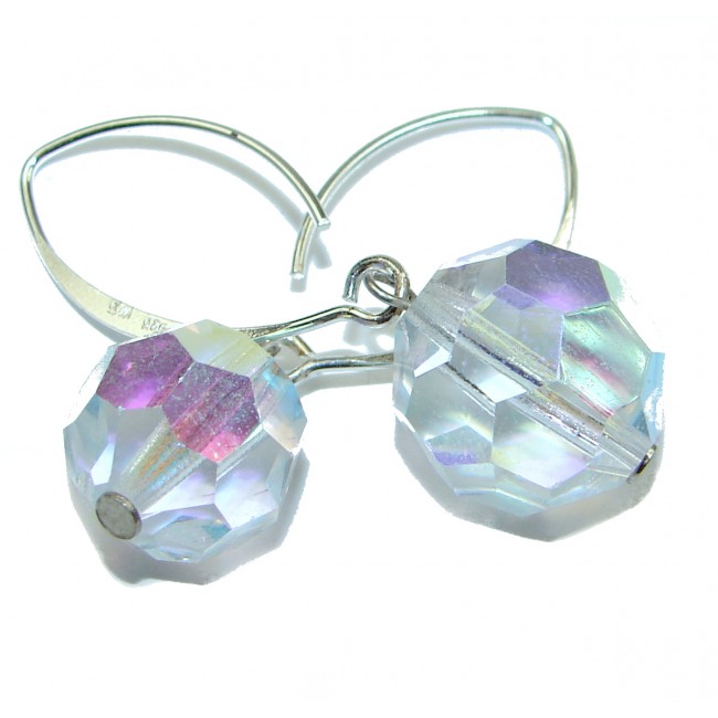 Delicate Swarovski Crystal Sterling Silver earrings