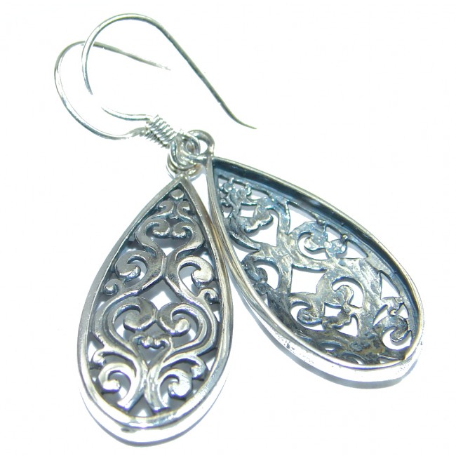 Rich Design .925 Sterling Silver handcrafted earrings