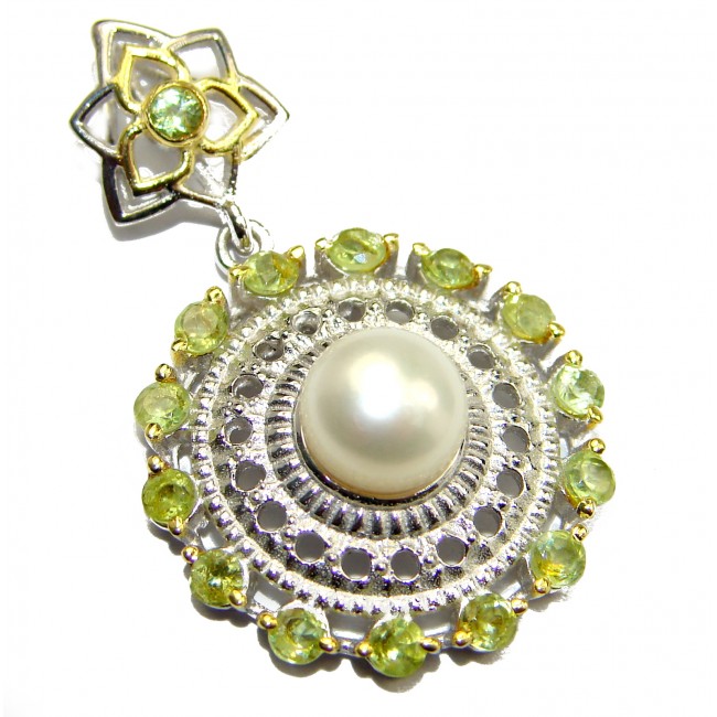 Great Beauty Fresh Water pearl .925 Sterling Silver handcrafted Pendant