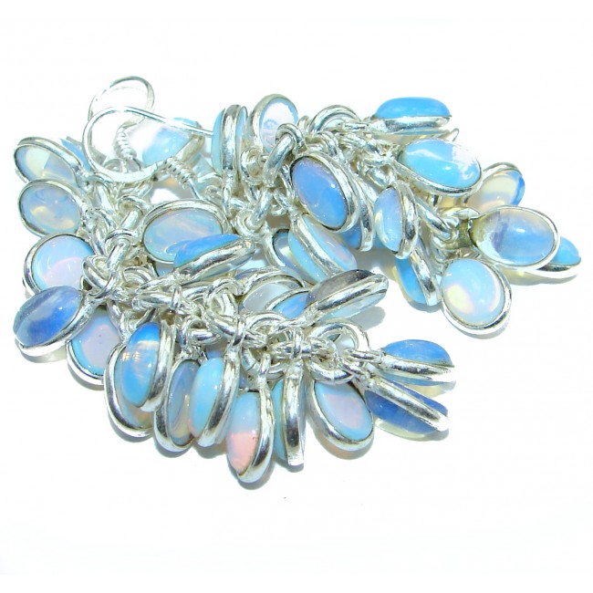 Gorgeous Opalite .925 Sterling Silver handcrafted earrings
