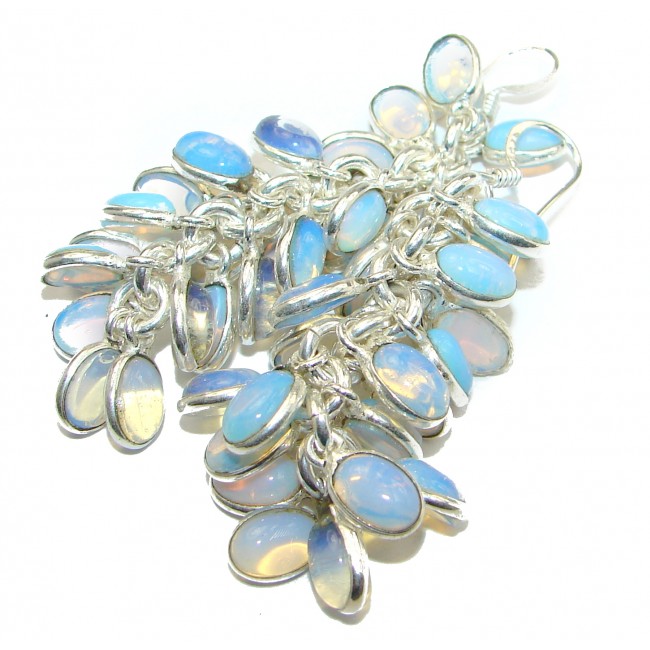 Gorgeous Opalite .925 Sterling Silver handcrafted earrings