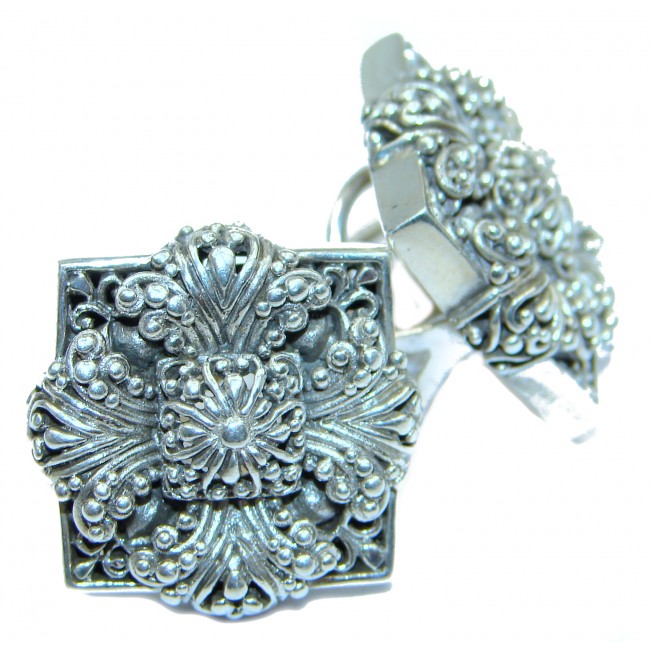 Celtic Cross .925 Sterling Silver handmade earrings
