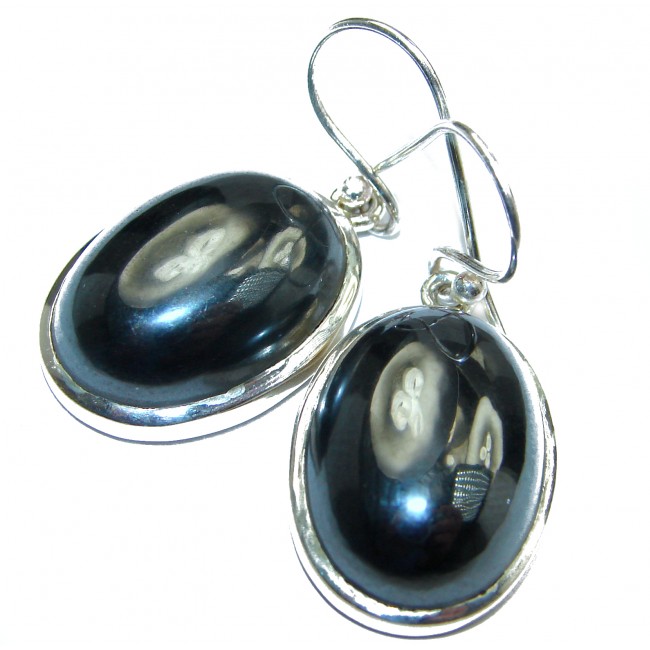 Perfect Hematite .925 Sterling Silver handmade earrings