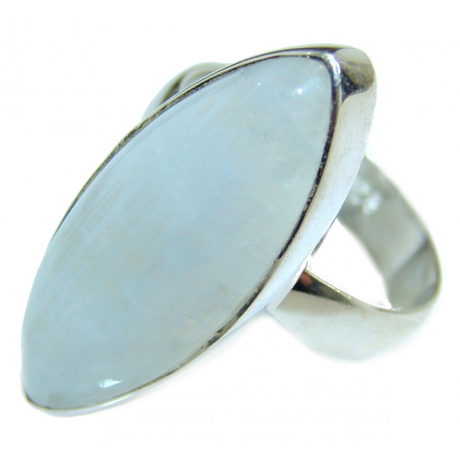 Energazing Moonstone .925 Sterling Silver handmade Ring size 7