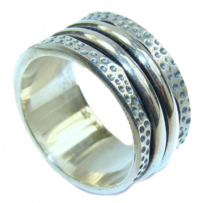 .925 Sterling Silver Bali handmade ring size 9