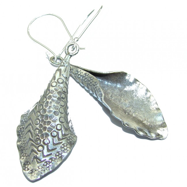 Bali Design .925 Sterling Silver handcrafted Earrings