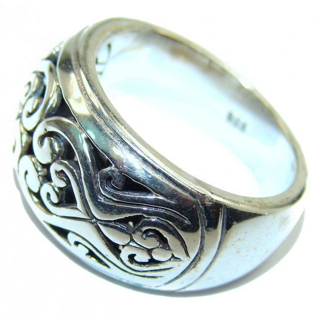 Bali Design .925 Sterling Silver handmade ring s. 7