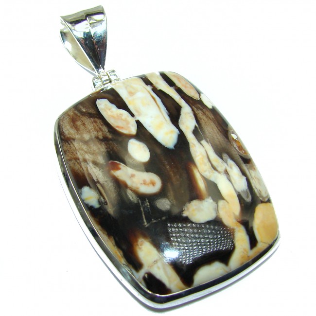 Huge best quality Genuine Septerian .925 Sterling Silver handcrafted Pendant