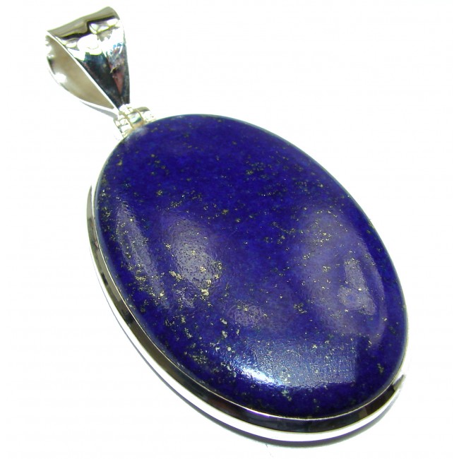 Blue Lapis Lazuli .925 Sterling Silver handcrafted Pendant