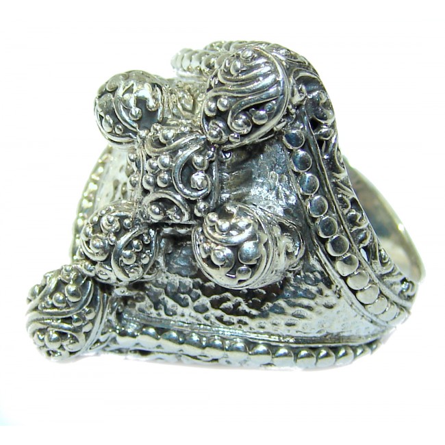 Holy Cross .925 Sterling Silver handcrafted Ring s. 9