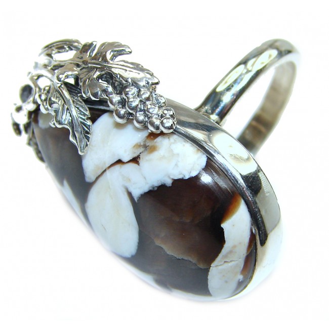 Excellent quality Septerian .925 Sterling Silver handcrafted Ring s. 8 adjustable