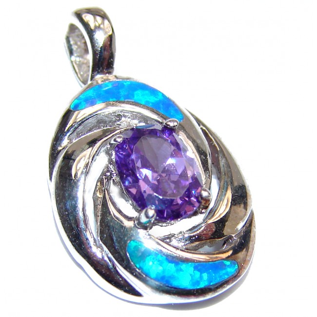 Cubic Zirconia .925 Sterling Silver Pendant