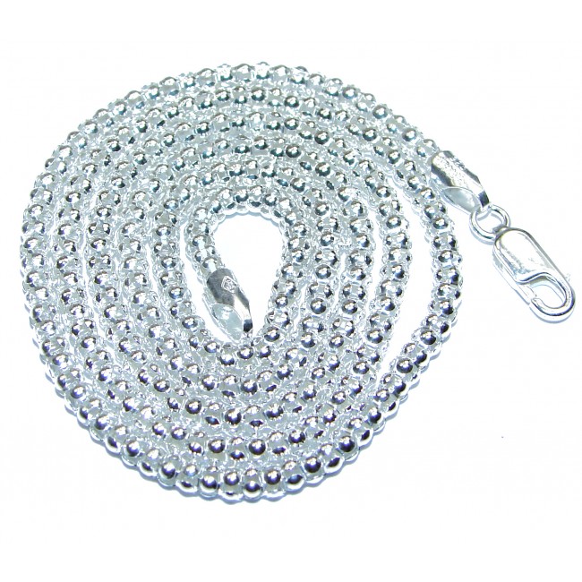 Coreana .925 Sterling Silver Chain 22'' long, 4 mm wide