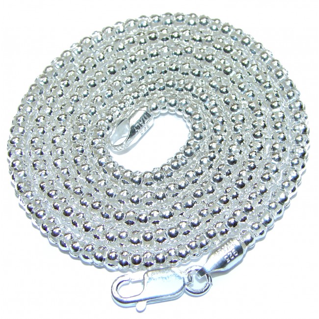 Coreana .925 Sterling Silver Chain 22'' long, 4 mm wide