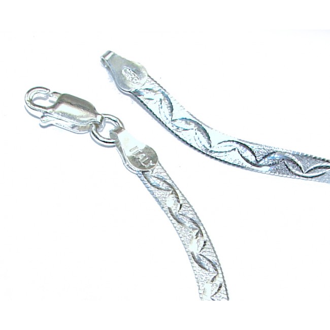 Magic Sterling Silver Chain 16'' long, 5 mm wide
