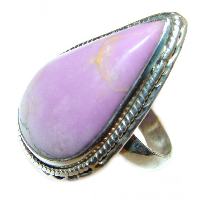 Be Bold Huge Purple Sugalite Sterling Silver handmade Ring s. 8