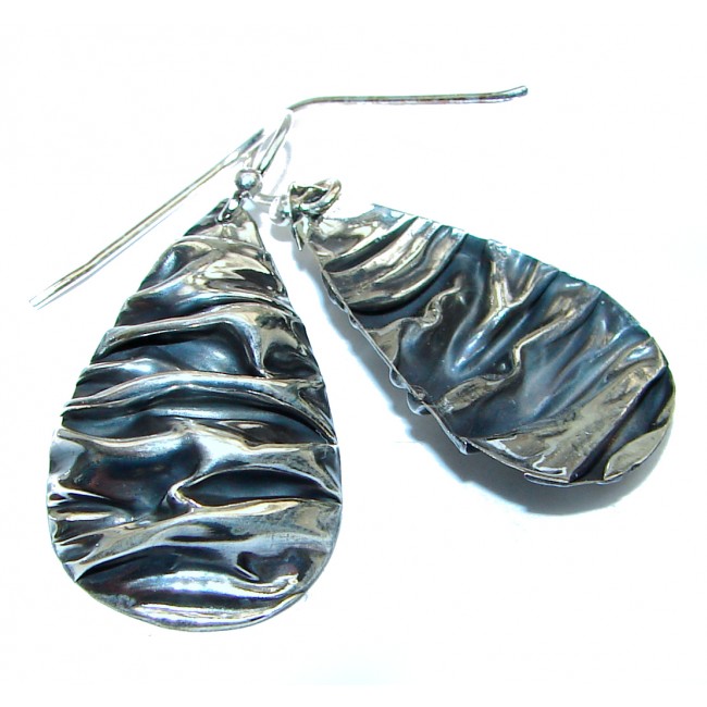 Handcrafted .925 Sterling Silver handcrafted earrings