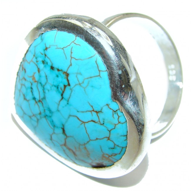 Sea Sediment Jasper .925 Sterling Silver handmade ring size 10