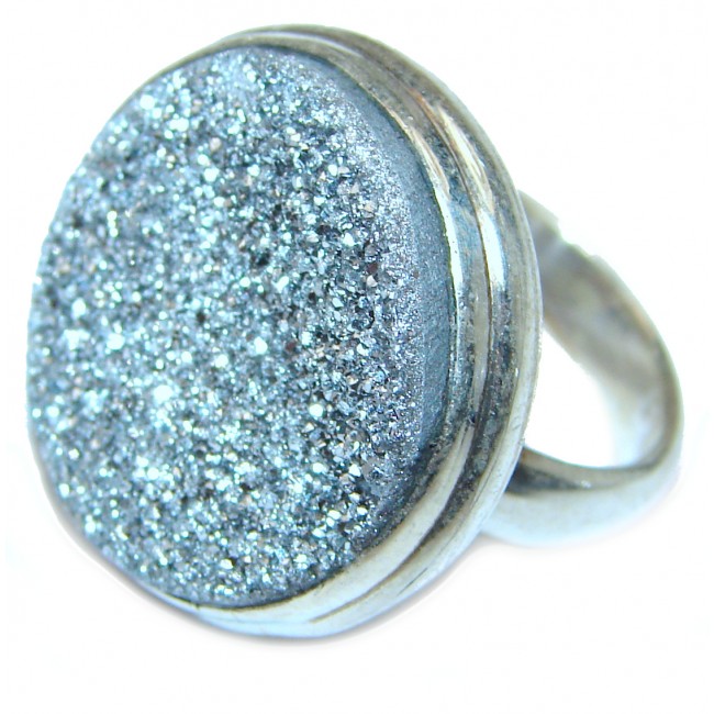 Silver Star Dust .925 Sterling Silver handcrafted Ring s. 6
