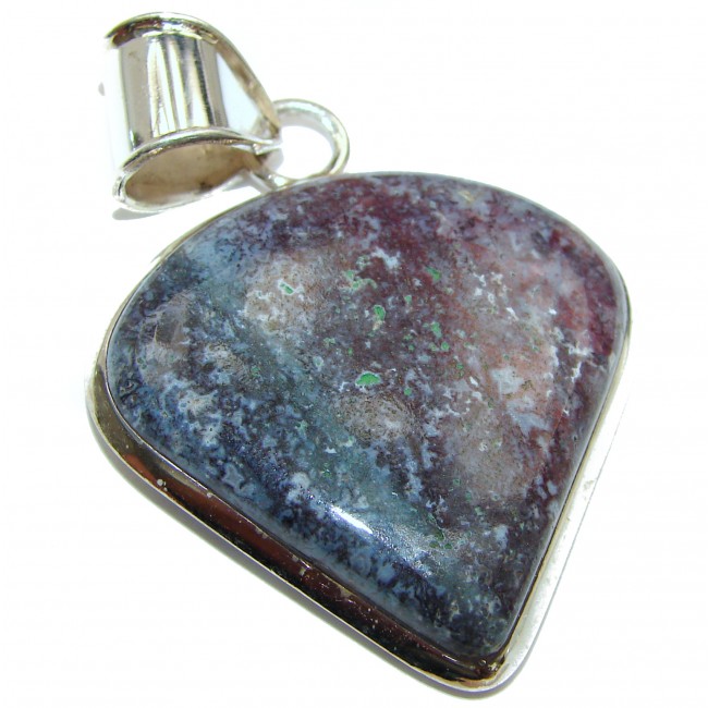 Picasso Jasper .925 Sterling Silver handcrafted Pendant
