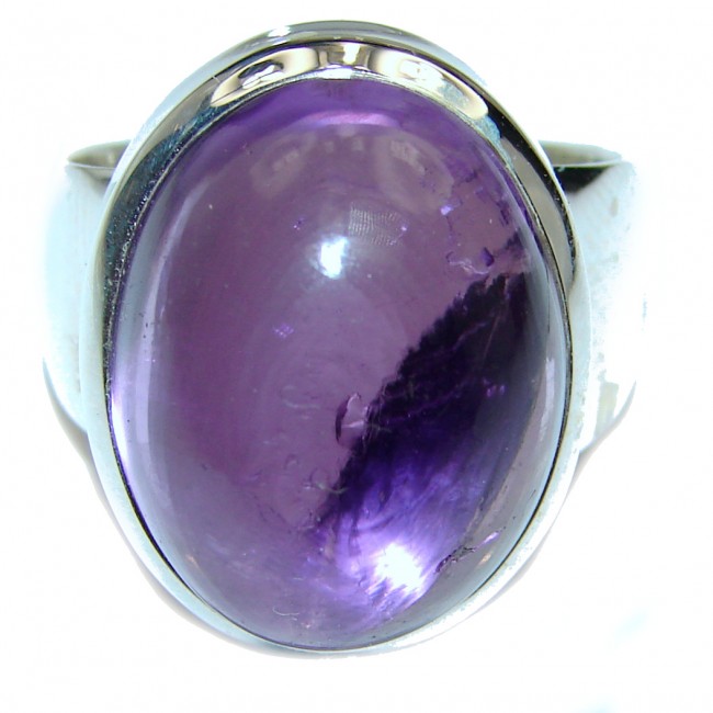 Purple Perfection Amethyst .925 Sterling Silver Ring size 9