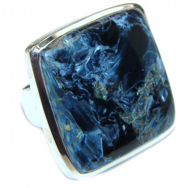 Huge best quality Silky Pietersite .925 Sterling Silver handmade Ring size 7 1/4