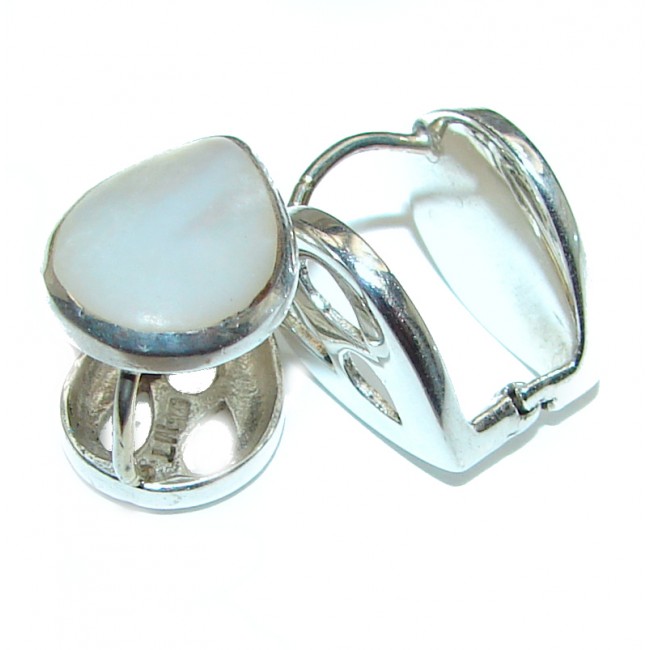 Real Beauty Blister Pearl .925 Sterling Silver handmade Earrings
