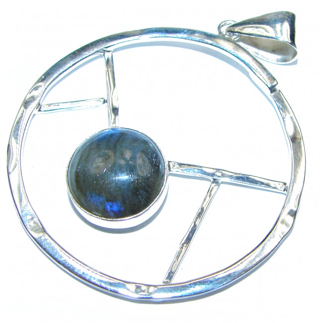 Labradorite .925 Sterling Silver handcrafted pendant