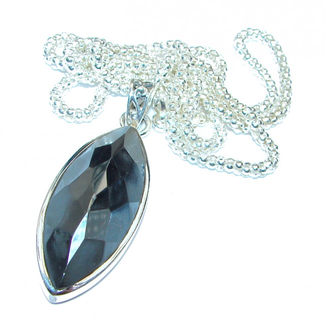 Hematite .925 Sterling Silver handcrafted necklace