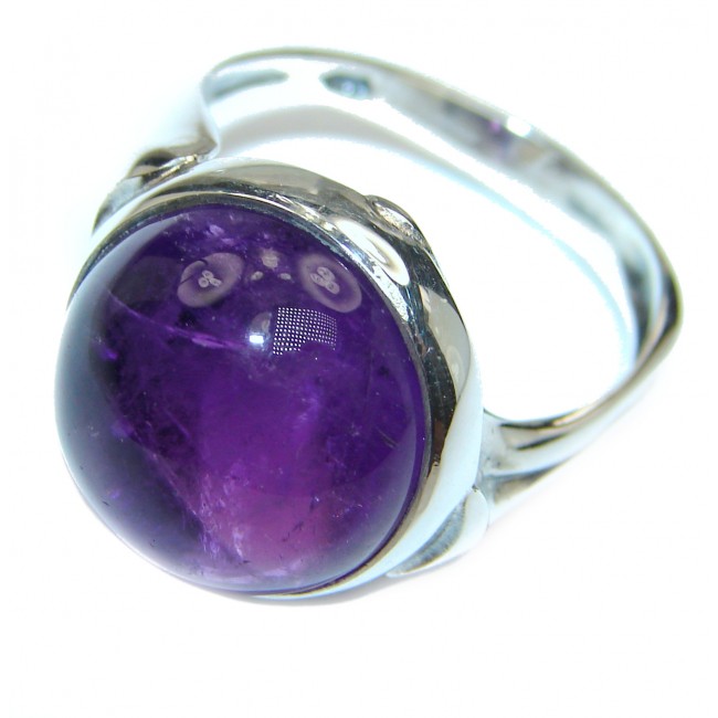 Purple Perfection Amethyst .925 Sterling Silver Ring size 9