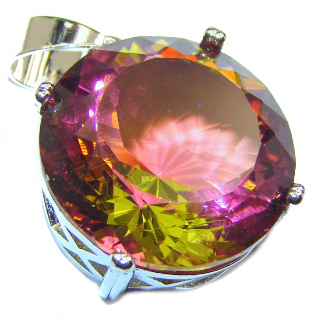 Spectacular COLOR - changing Alexandrite .925 Sterling Silver handcrafted Pendant