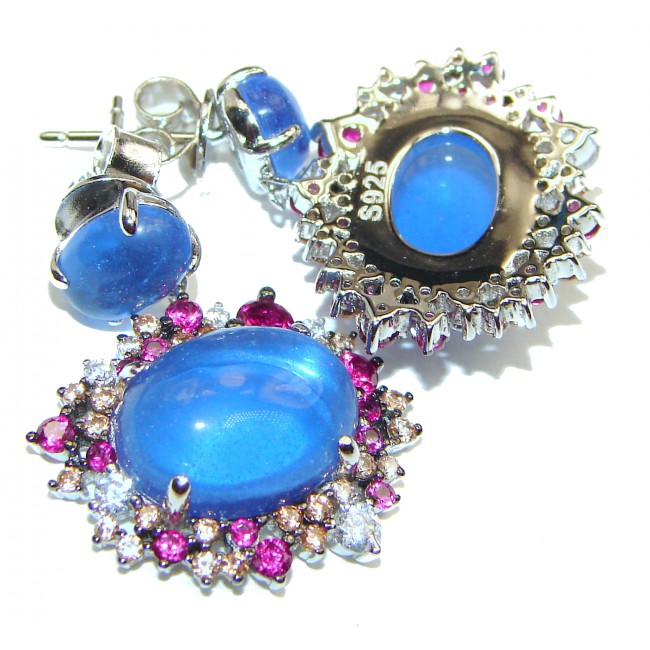 Purple Perfection London Blue Topaz .925 Sterling Silver earrings
