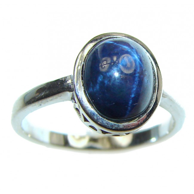 Great star Sapphire .925 Sterling Silver Ring size 9