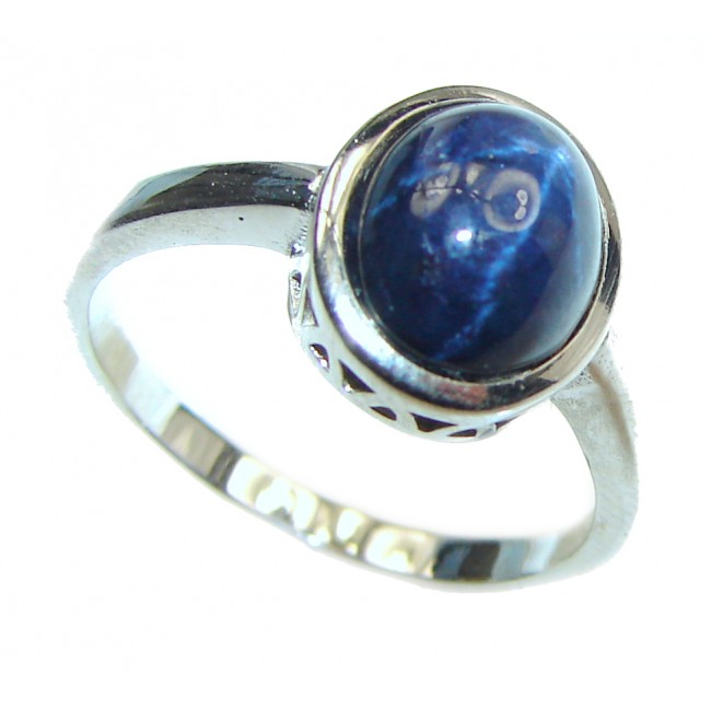 Great star Sapphire .925 Sterling Silver Ring size 9