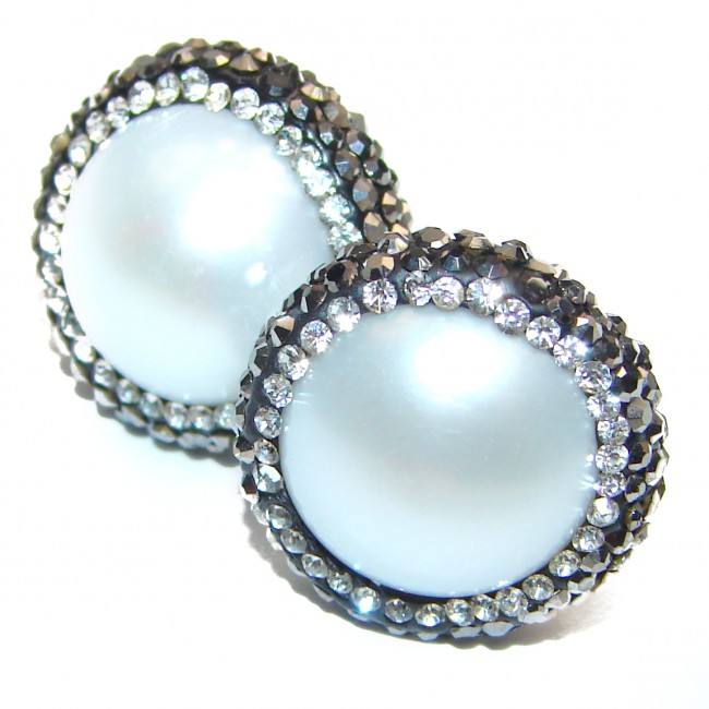 Real Beauty Pearl .925 Sterling Silver handmade Earrings
