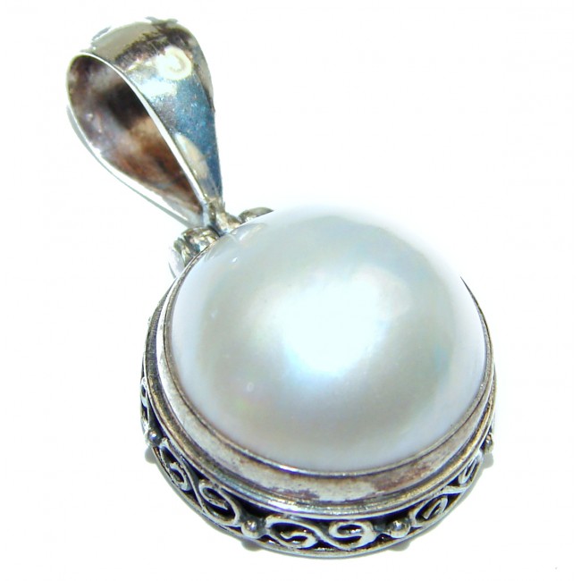 Vintage Design Pearl .925 Sterling Silver pendant