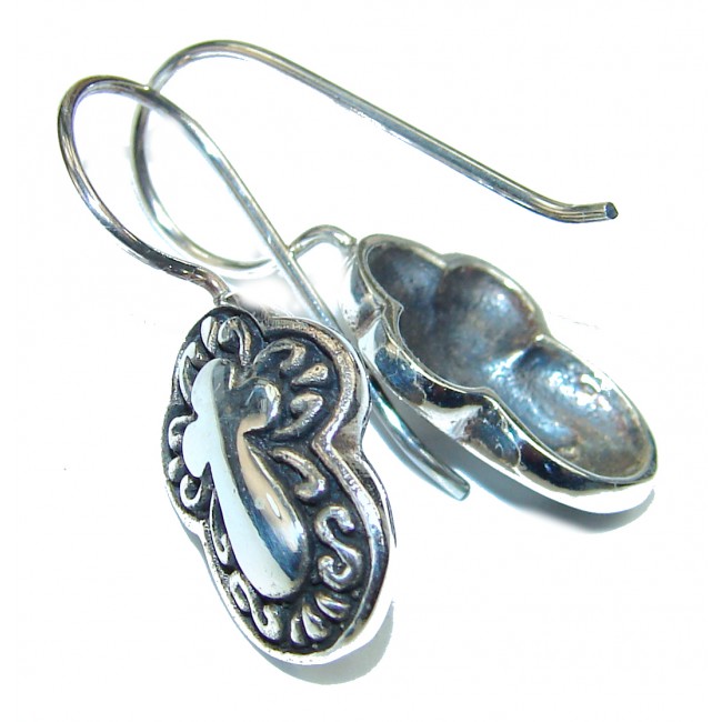 Holy Cross Design .925 Sterling Silver handcrafted earrings
