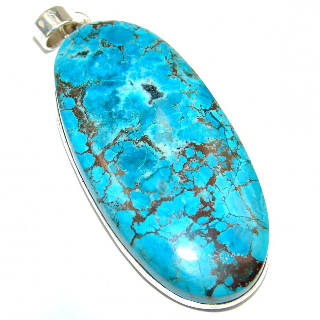 Artisan Design Turquoise .925 Sterling Silver handcrafted pendant