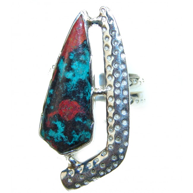 Sonora Jasper .925 Sterling Silver handcrafted Ring size 7